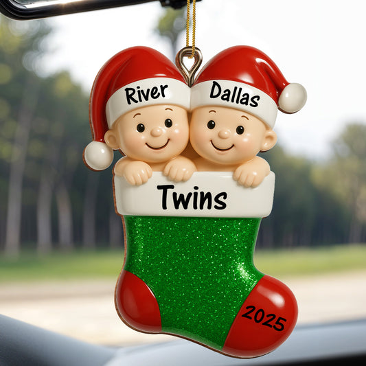 Celebrate The Magic, Twins Christmas Ornament