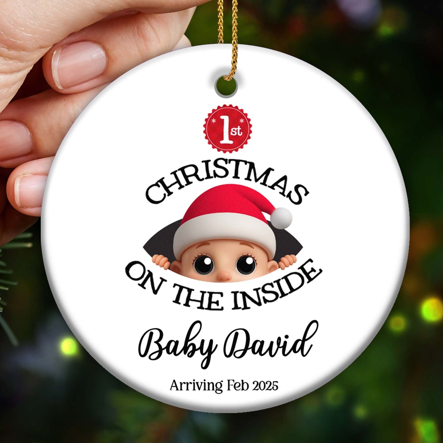 Christmas On The Inside, Baby With Santa Hat
