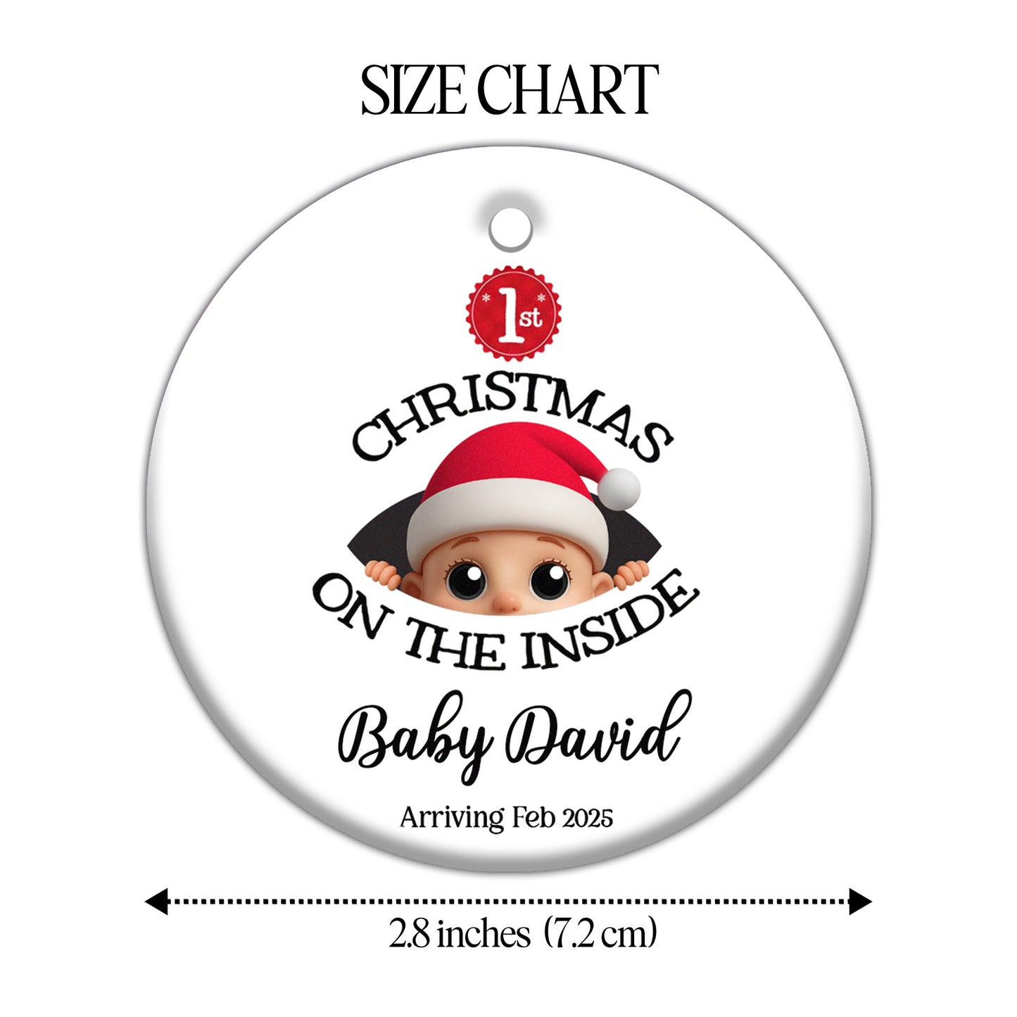 Christmas On The Inside, Baby With Santa Hat