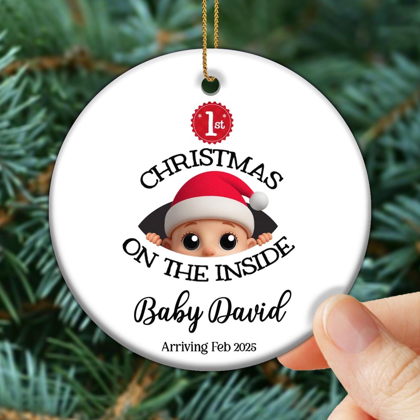 Christmas On The Inside, Baby With Santa Hat