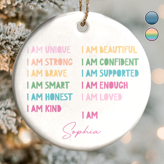 I Am Unique, I Am Beautiful, Inspirational Affirmations