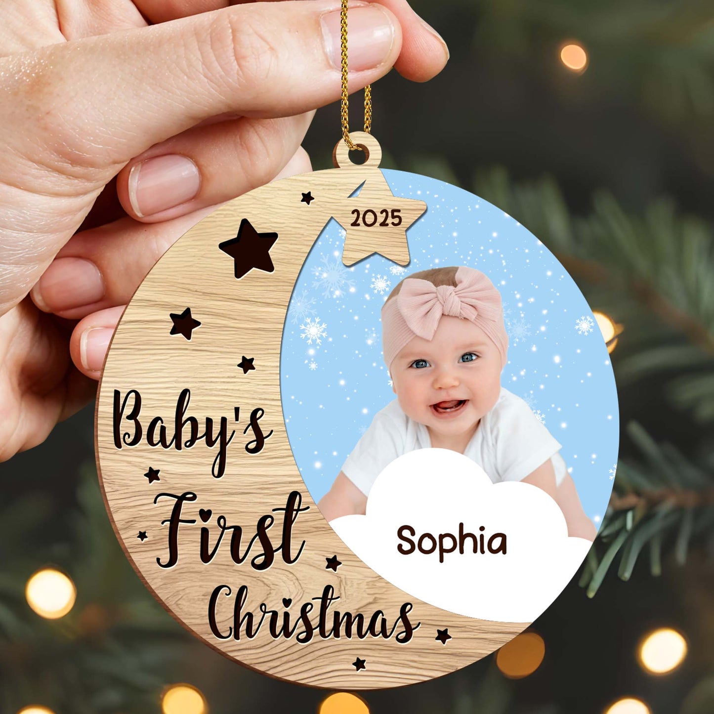 Baby’s First Christmas With Stars