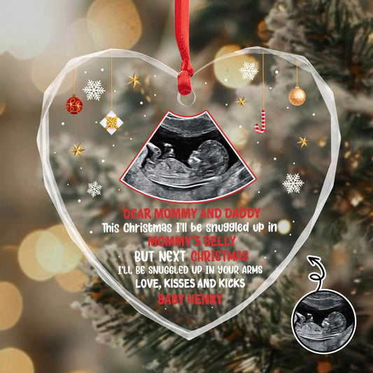 Dear Mommy And Daddy Love Kisses And Kicks