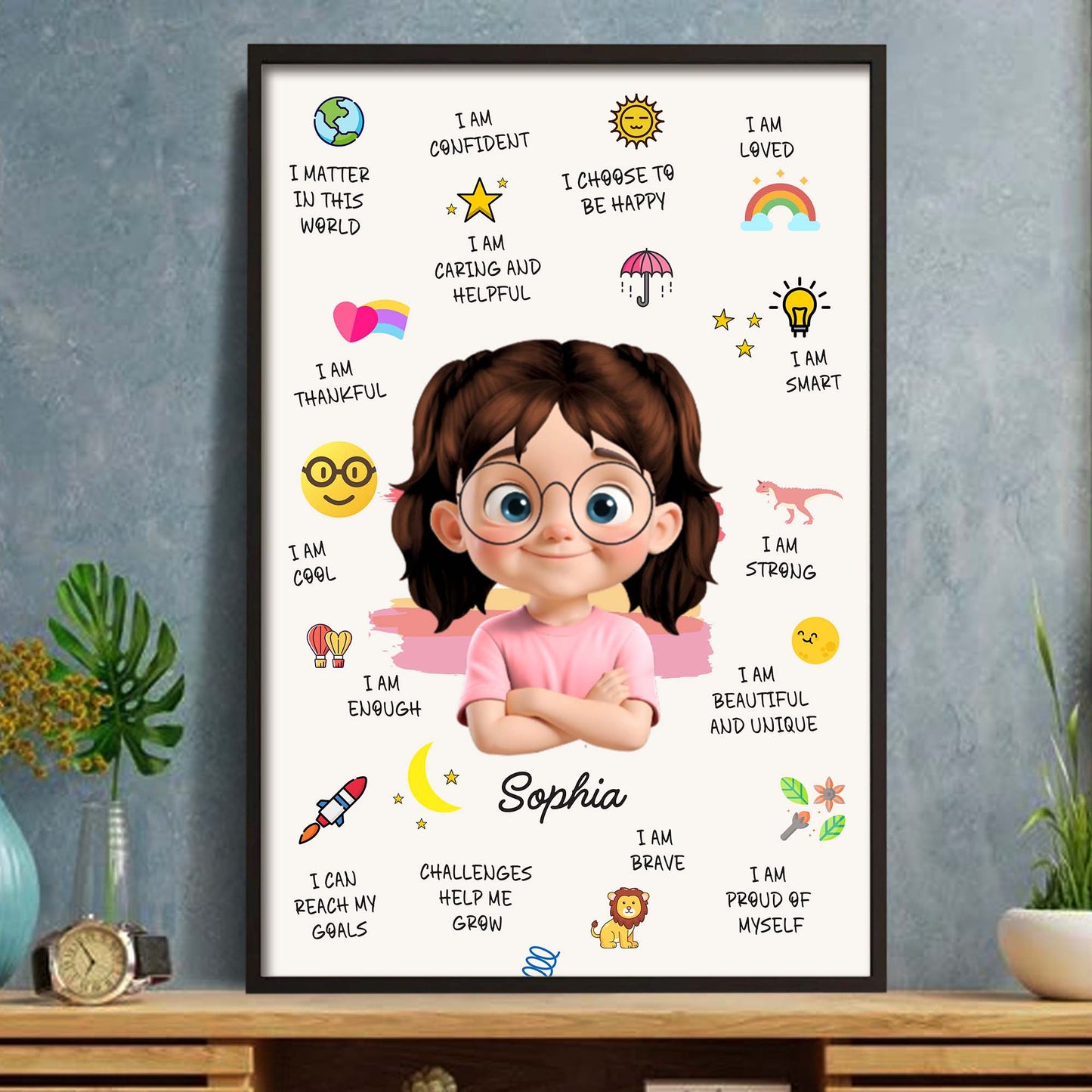 I Am Confident, Loved, Smart, Strong, Beautiful And Unique
