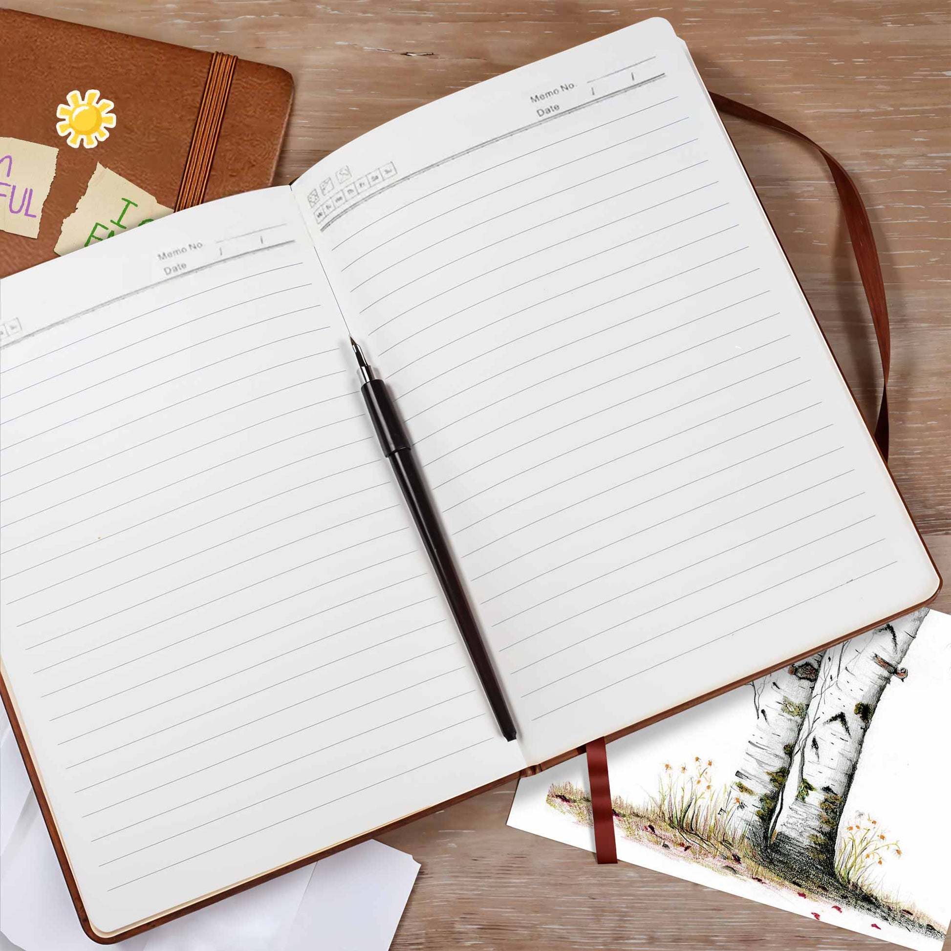 I Am Kind, I Am Brave, Rainbow And Hearts Journal