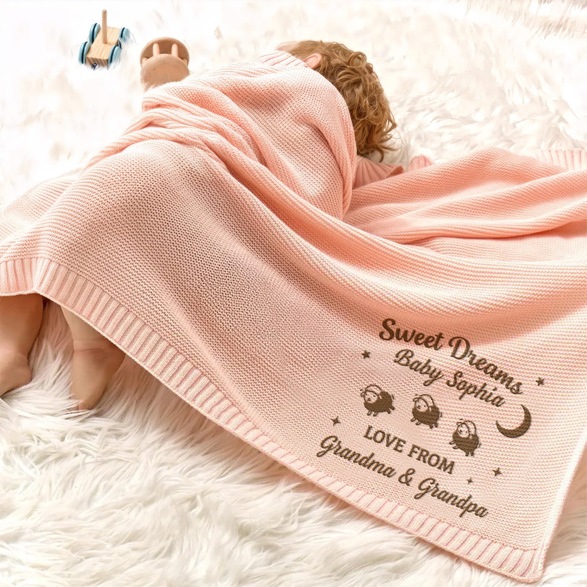 Sweet Dreams, Sheep, Moon and Stars