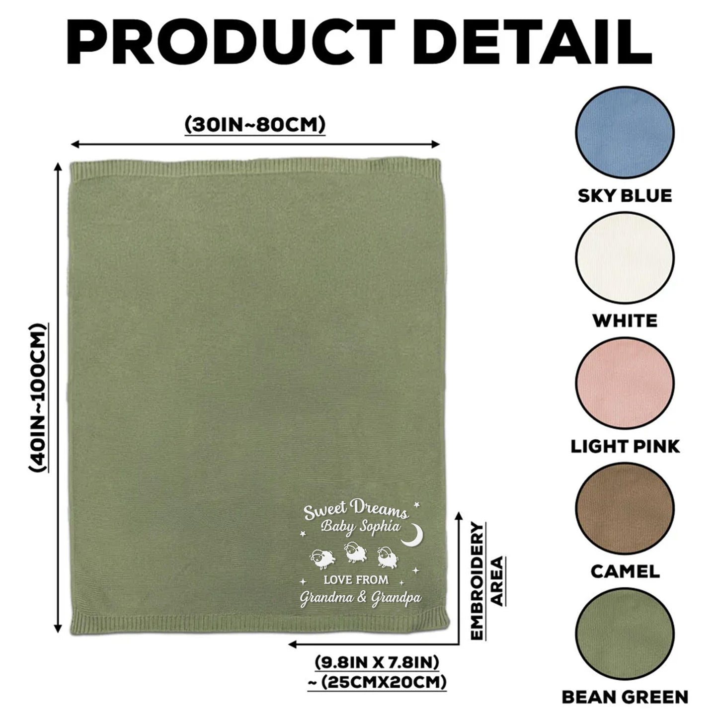 Sweet Dreams, Sheep, Moon and Stars