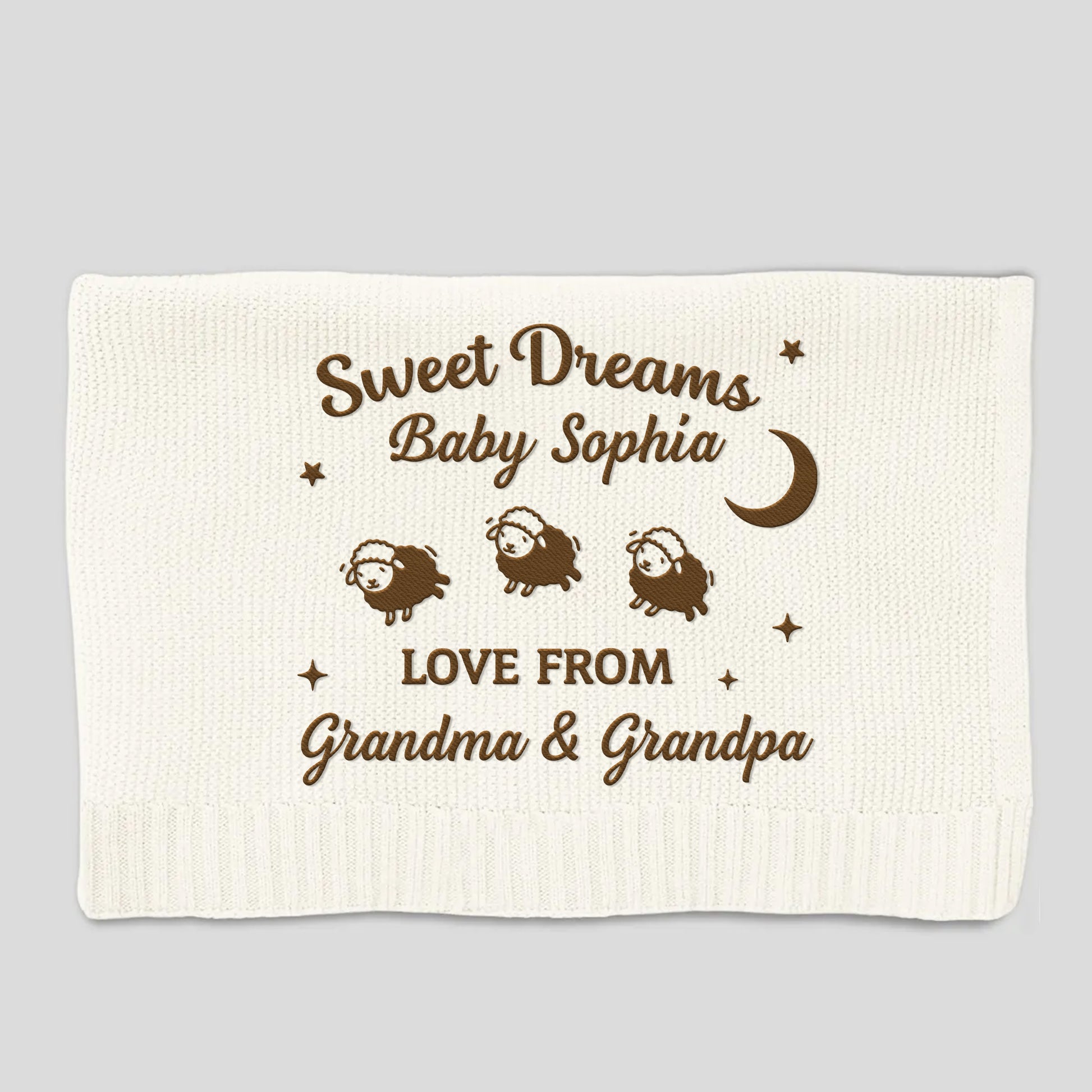 Sweet Dreams, Sheep, Moon and Stars