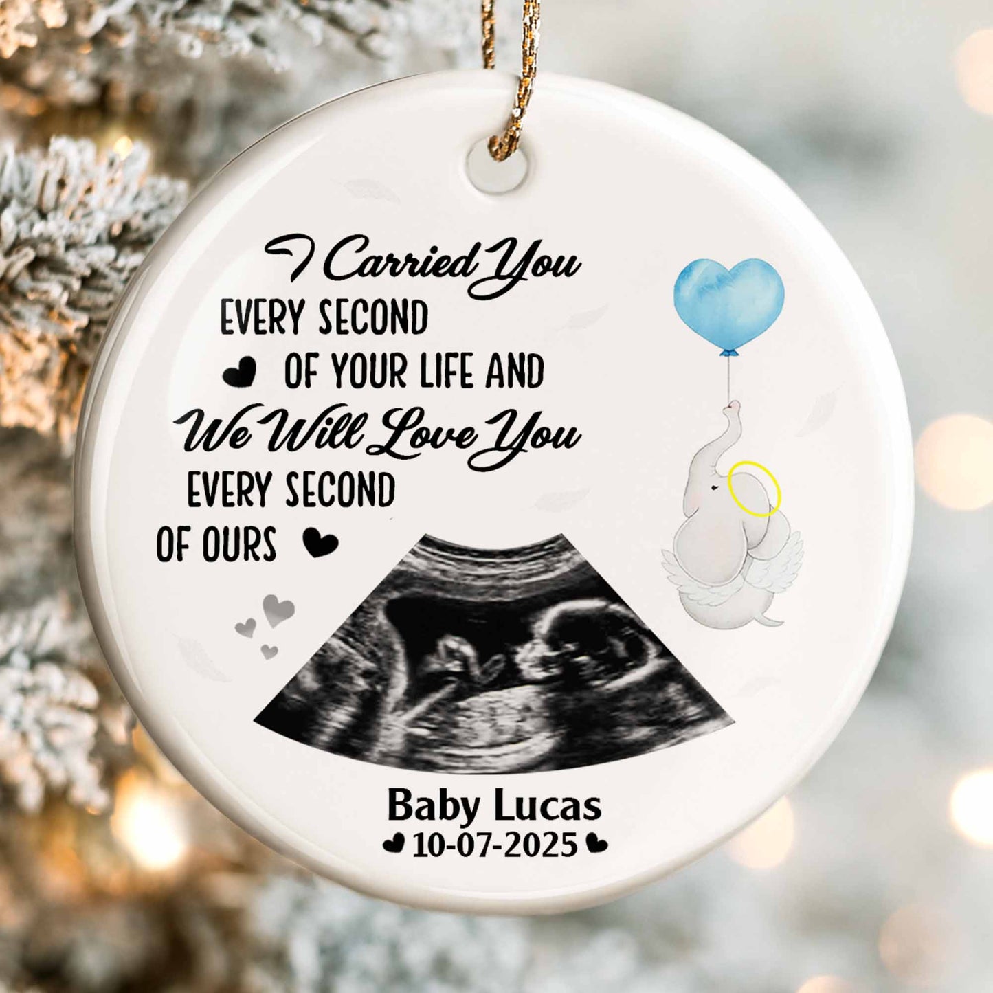 Carried You Every Second Of Your Life, Stork And Ultrasound Design