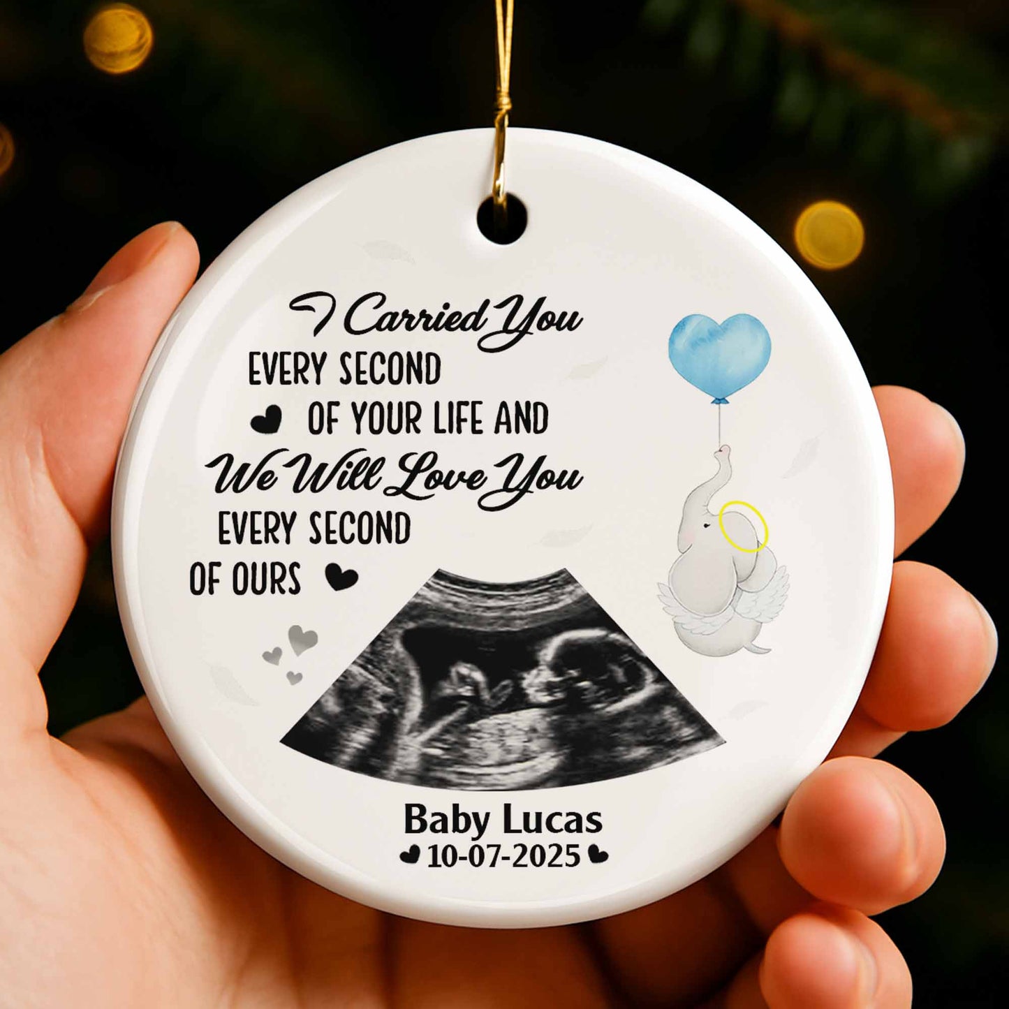 Carried You Every Second Of Your Life, Stork And Ultrasound Design