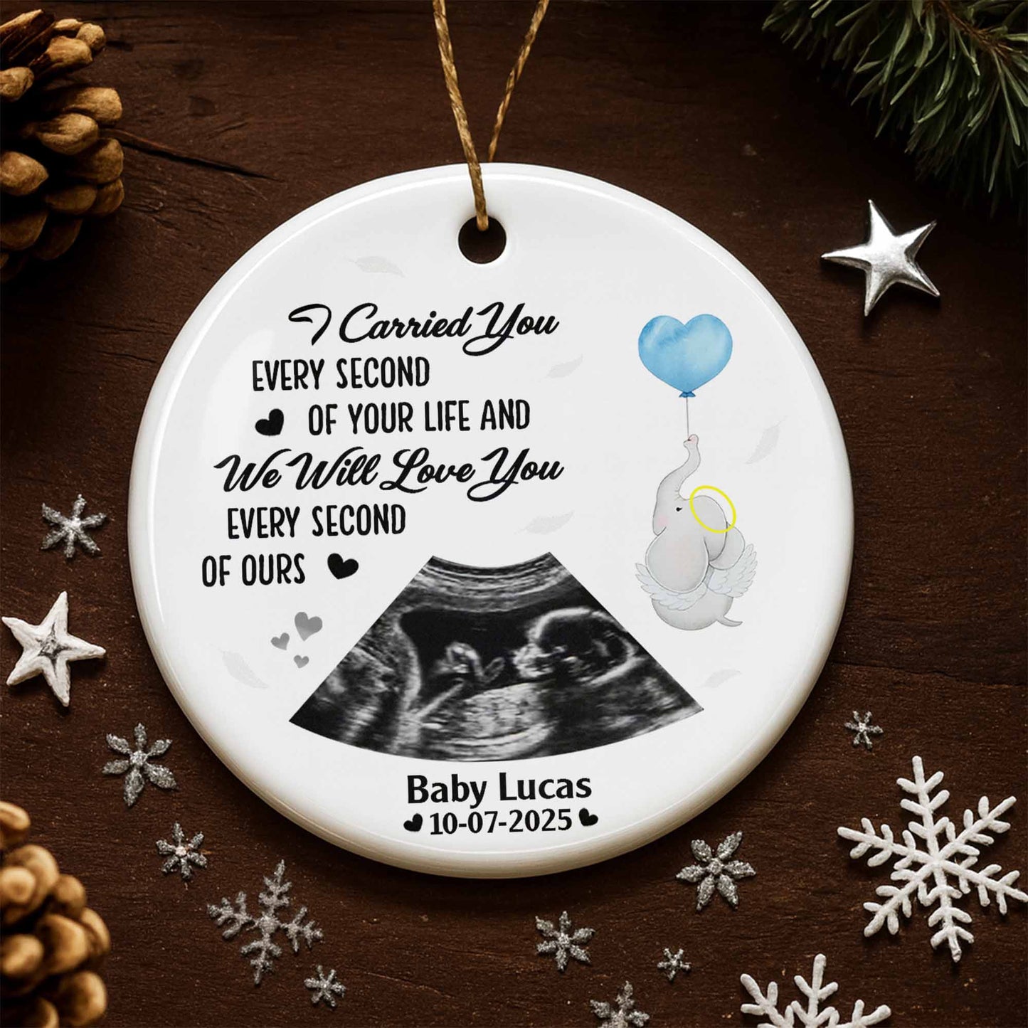 Carried You Every Second Of Your Life, Stork And Ultrasound Design