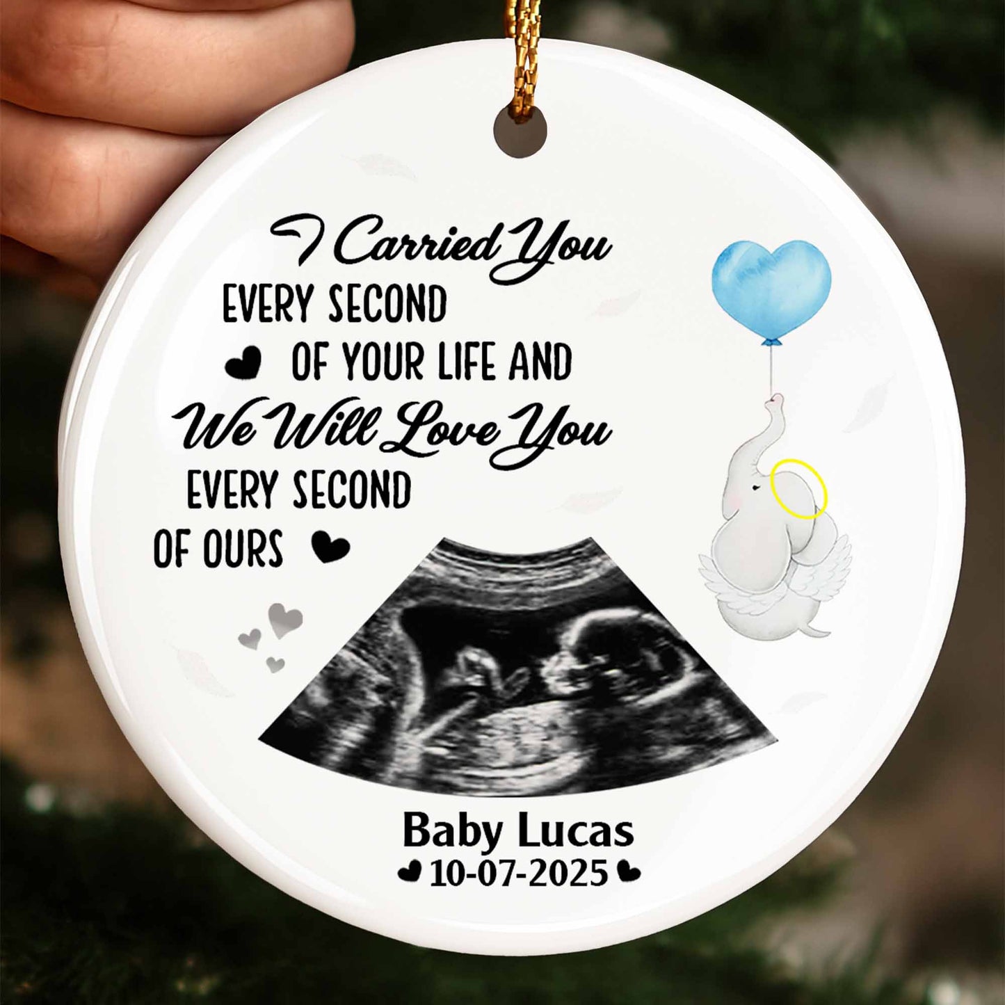 Carried You Every Second Of Your Life, Stork And Ultrasound Design