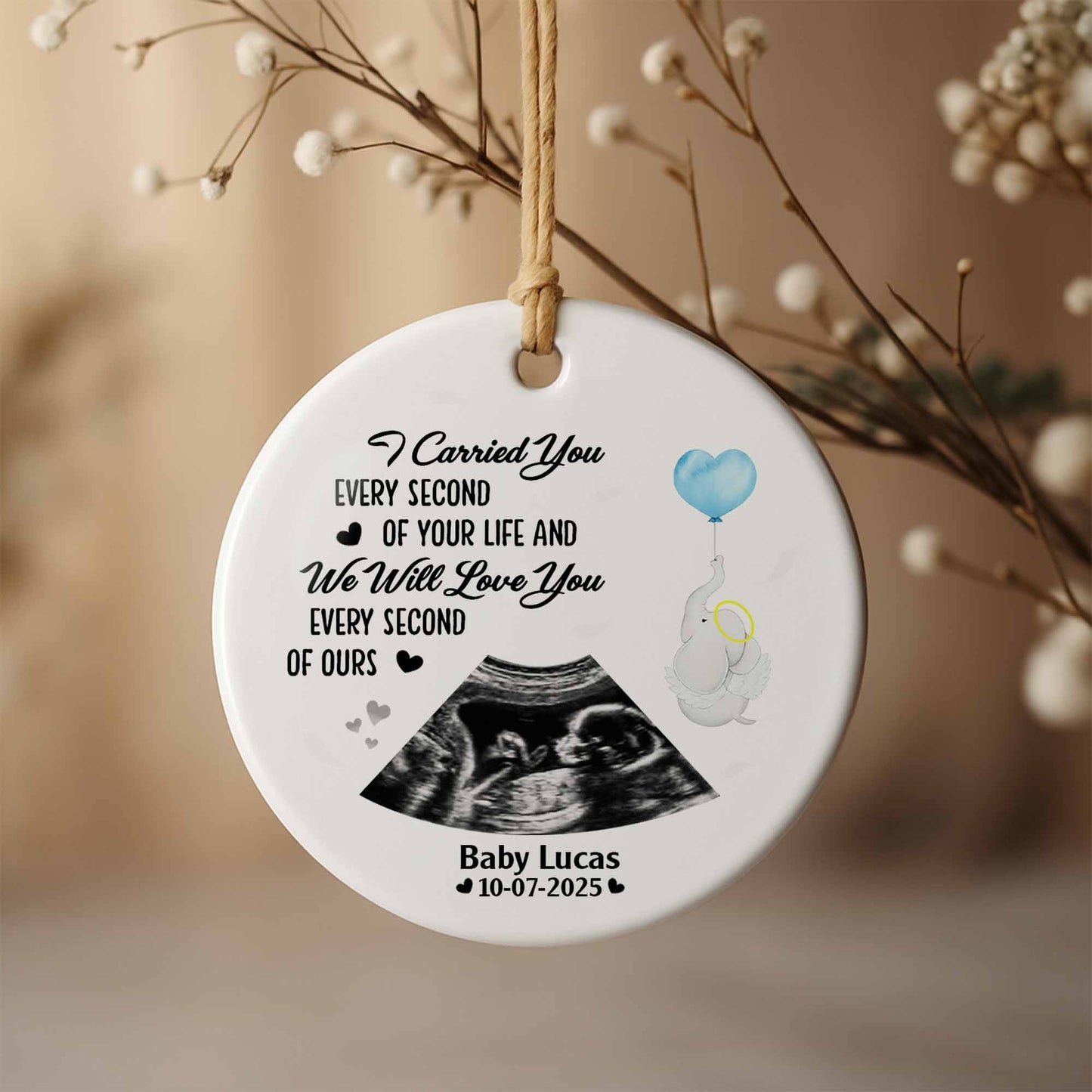 Carried You Every Second Of Your Life, Stork And Ultrasound Design