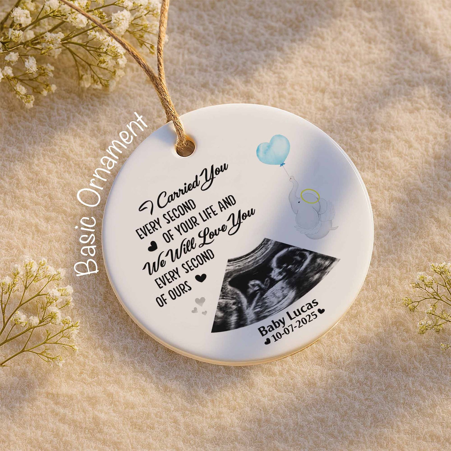 Carried You Every Second Of Your Life, Stork And Ultrasound Design