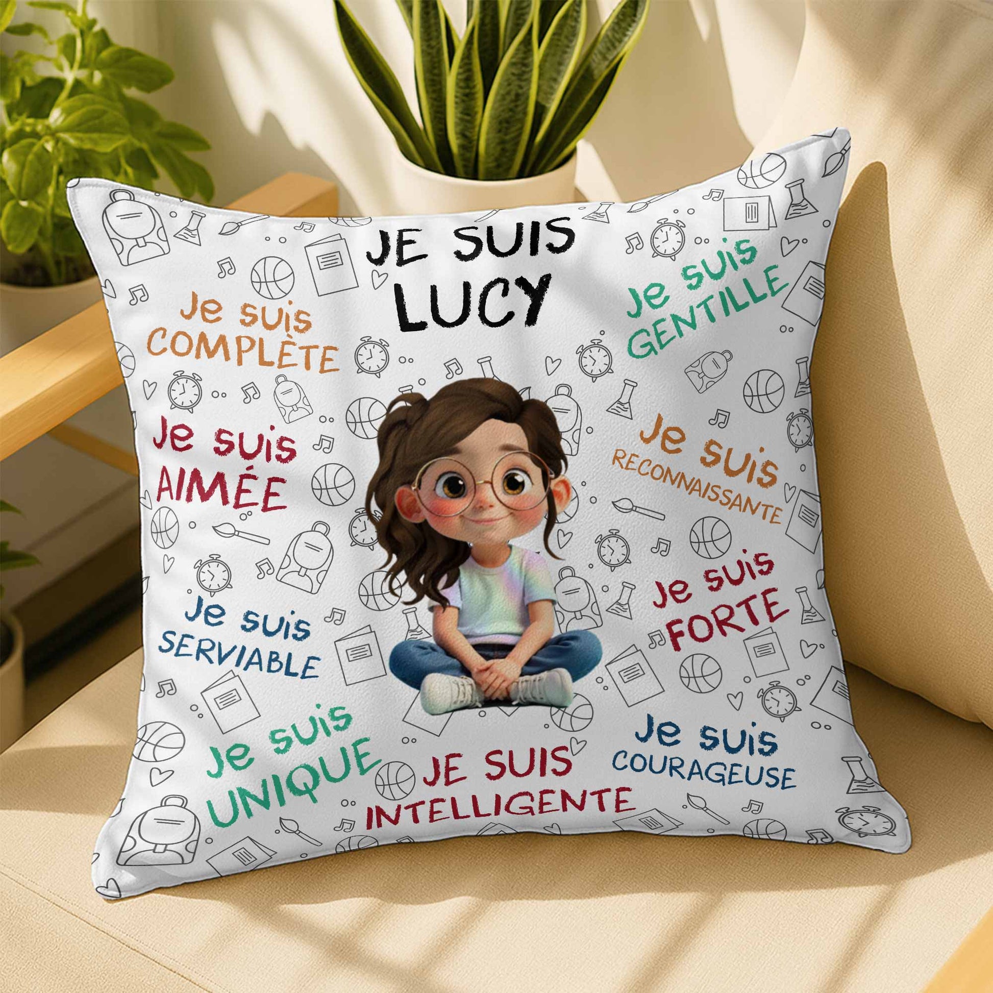 Affirmations Of Self Love And Positivity Pillow