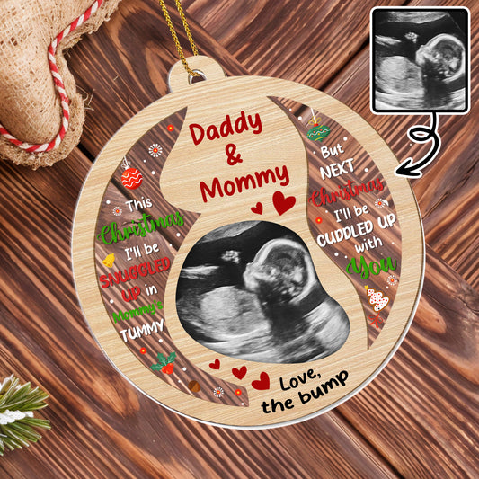 This Christmas I'll Be Snuggled Up In Mommy's Tummy