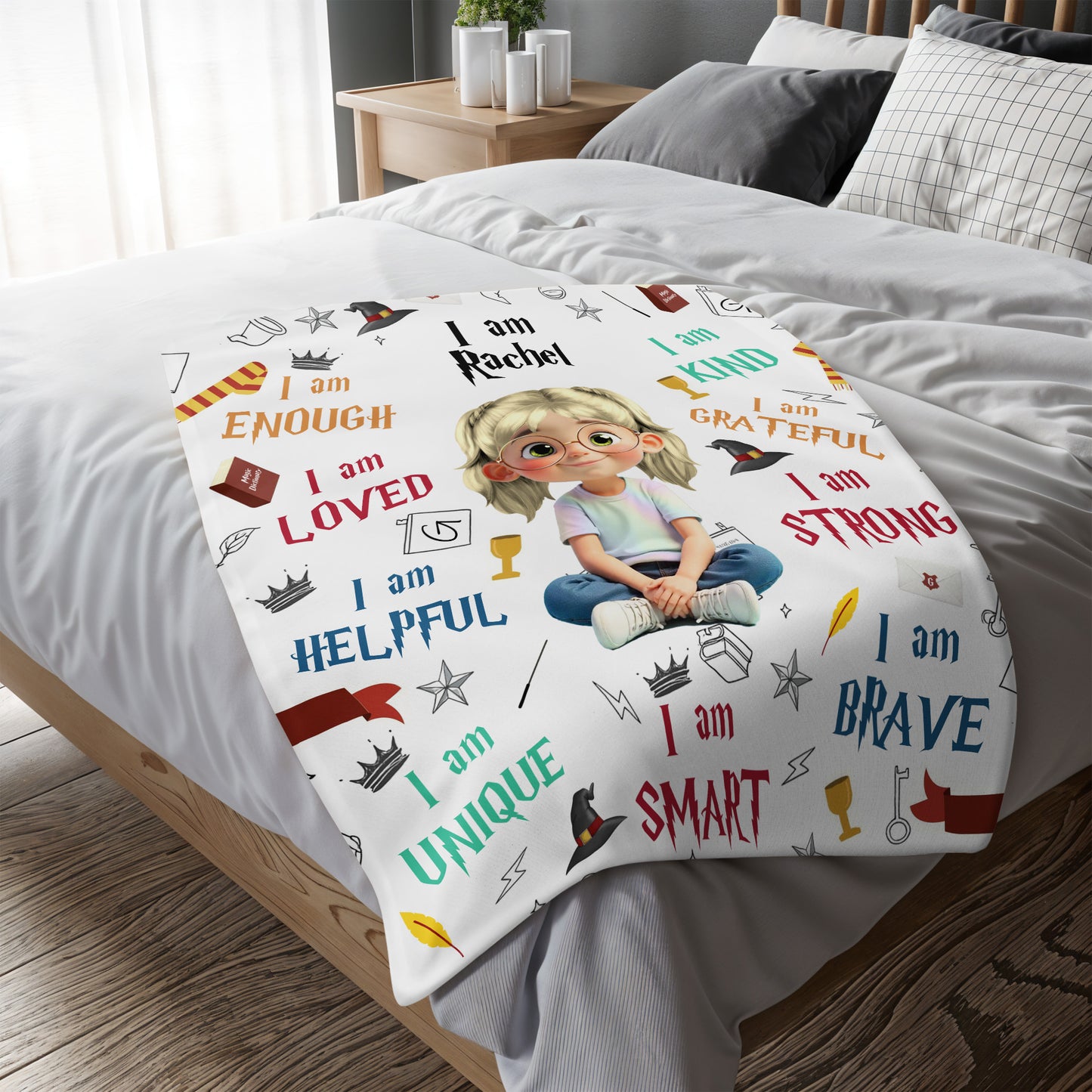 I Am Enough, I Am Loved, Strong and Brave Girl