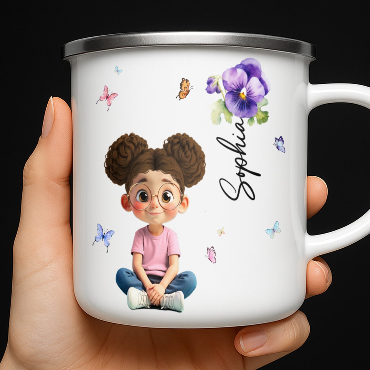 Create Magical Moments, Girl And Butterflies