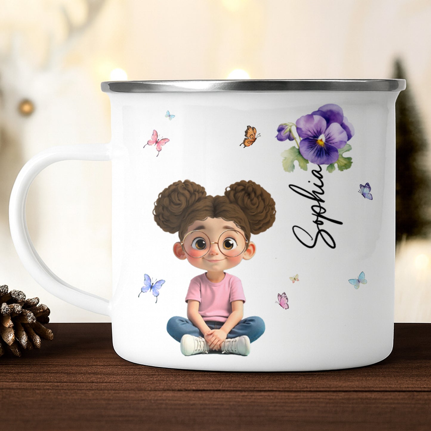 Create Magical Moments, Girl And Butterflies