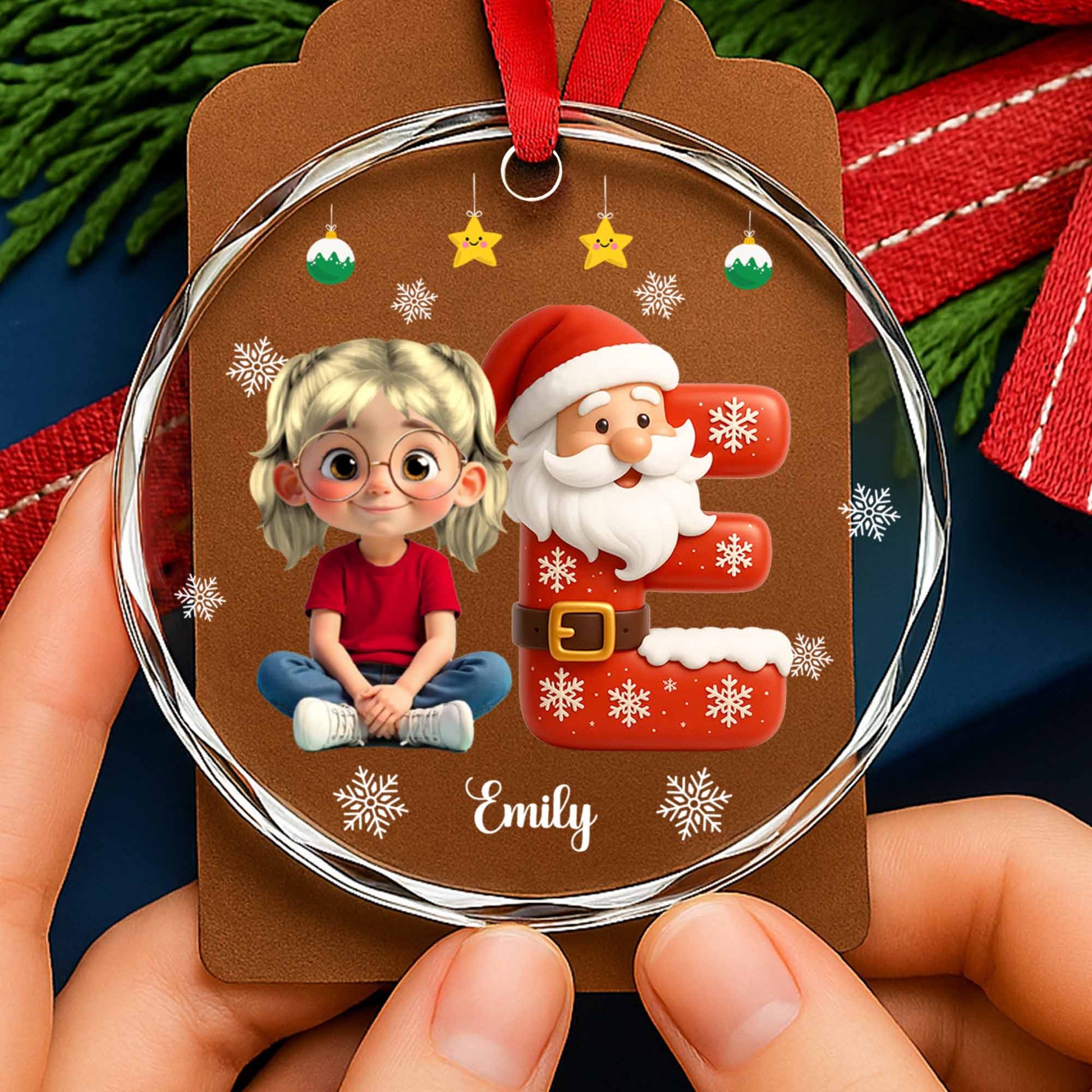 Create A Magical Christmas Memory With Santa And A Young Girl