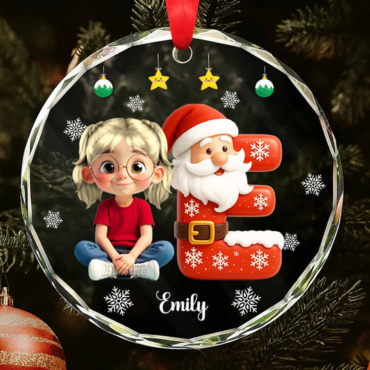 Create A Magical Christmas Memory With Santa And A Young Girl