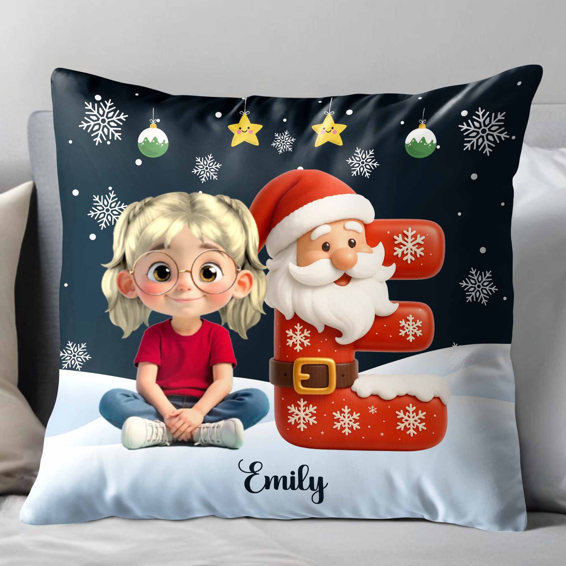 Celebrate the Joyful Christmas Season With Festive Santa And Child