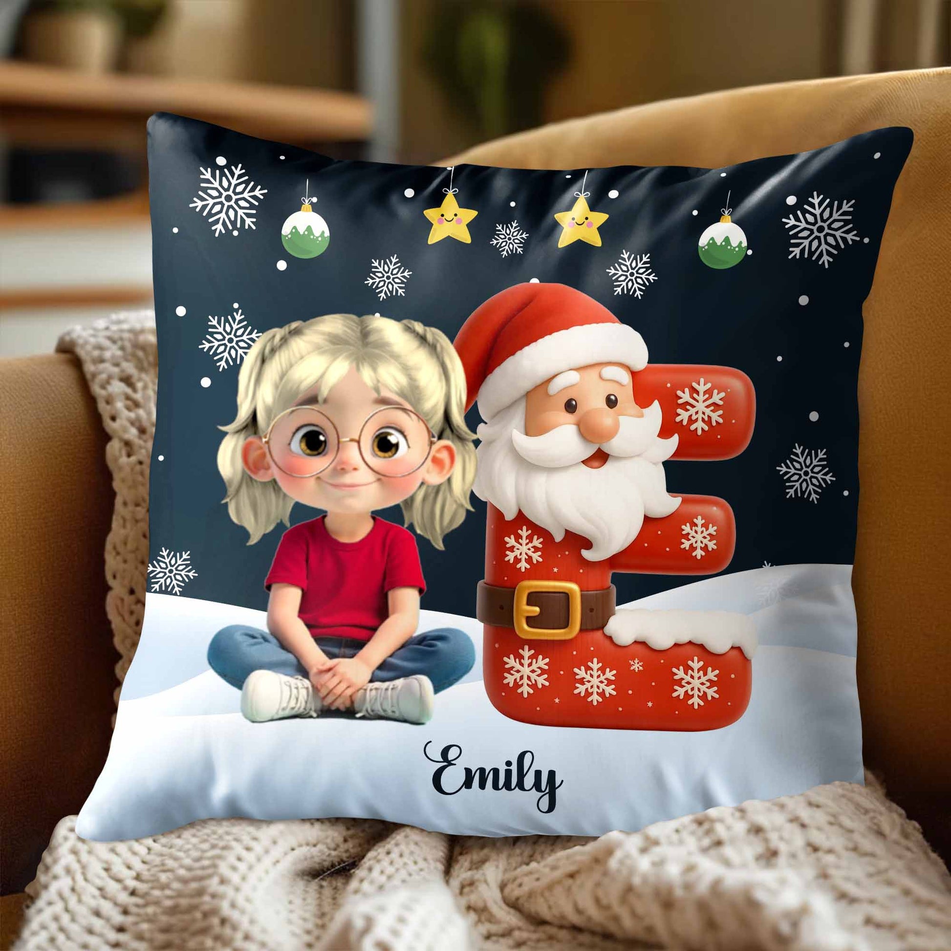 Celebrate the Joyful Christmas Season With Festive Santa And Child