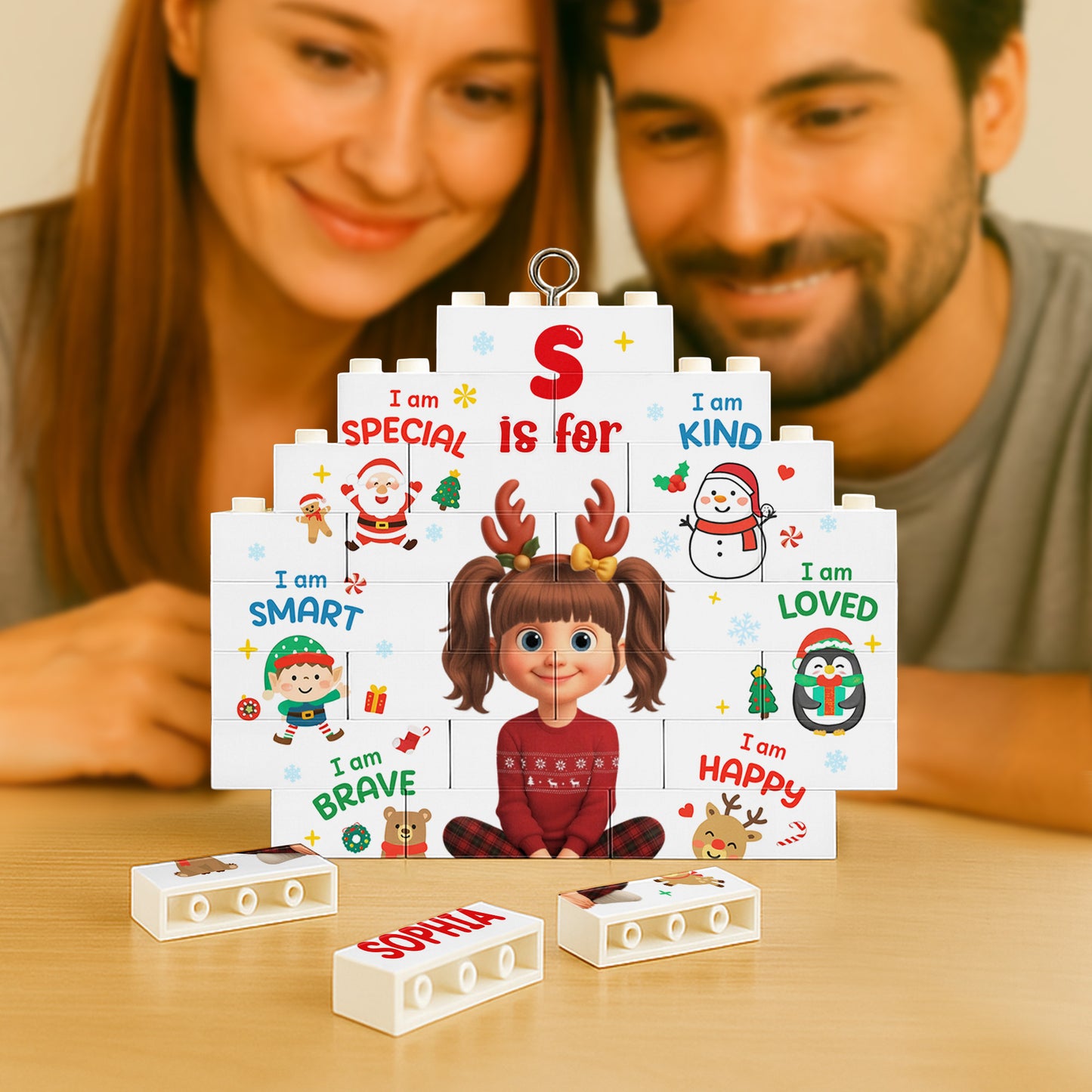 S Is For Special, Kind, Loved, Happy, Smart, Brave With Cute Characters