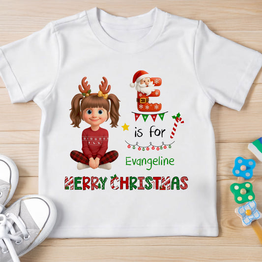 Merry Christmas, Reindeer Antlers, Santa Claus Shirt