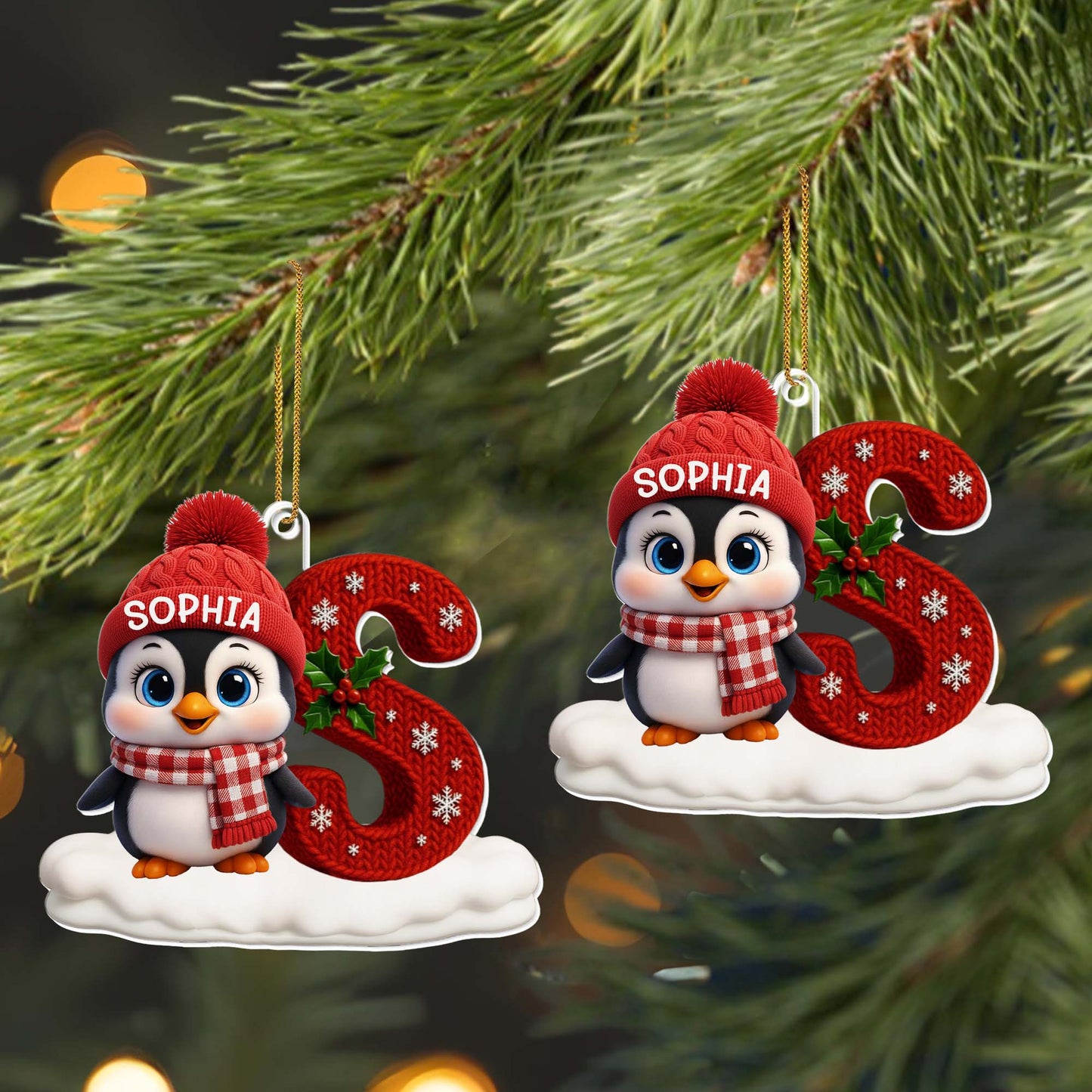 Celebrate The Holiday Spirit With Penguin And Snow