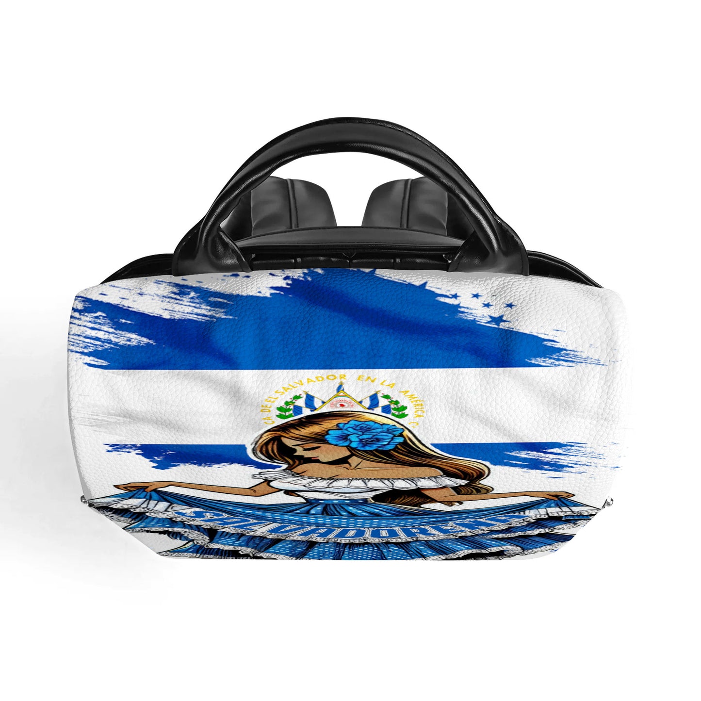 Salvadoreña - Mochila de Cuero Personalizada - LA001_BP