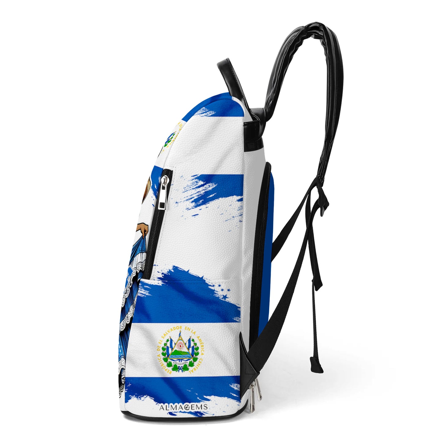 Salvadoreña - Mochila de Cuero Personalizada - LA001_BP