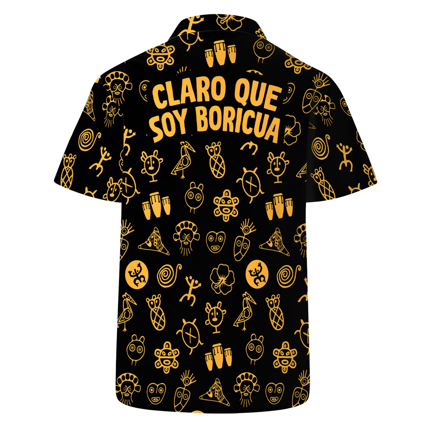 Claro Que Soy Boricua - Chemise hawaïenne unisexe personnalisée personnalisée - LA002_HW