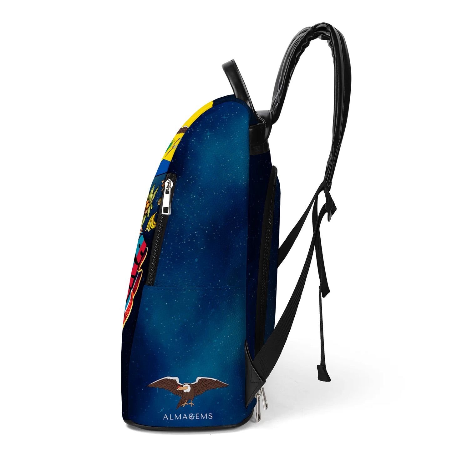 Ecuatoriana - Sac à dos en cuir personnalisé - LA003_BP