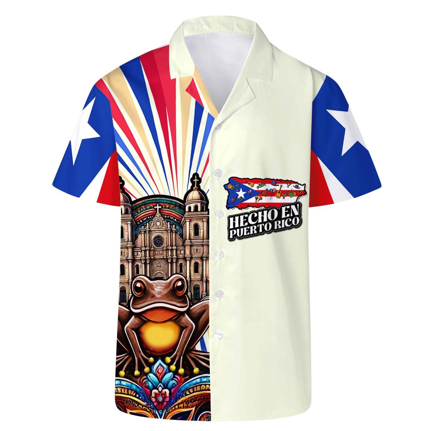Fabriqué à Porto Rico - Chemise hawaïenne unisexe personnalisée - LA004_HW