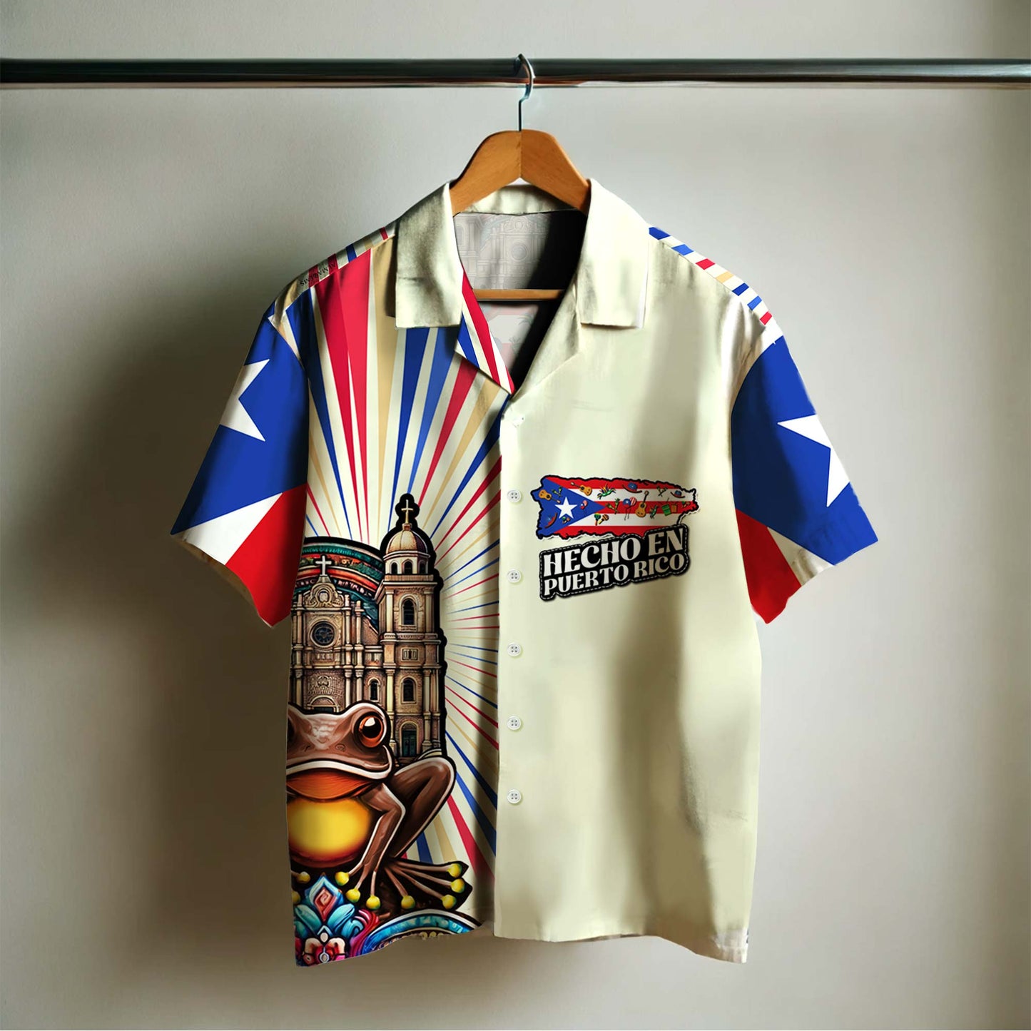 Fabriqué à Porto Rico - Chemise hawaïenne unisexe personnalisée - LA004_HW