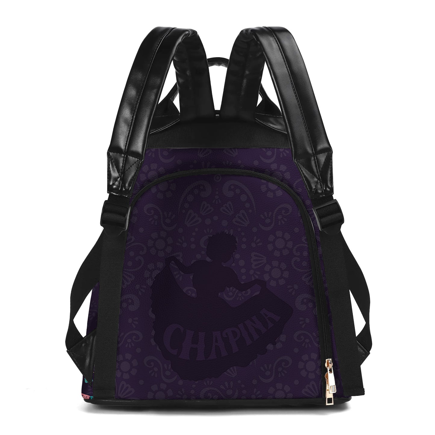 Chapina - Mochila de cuero personalizada - LA005_BP