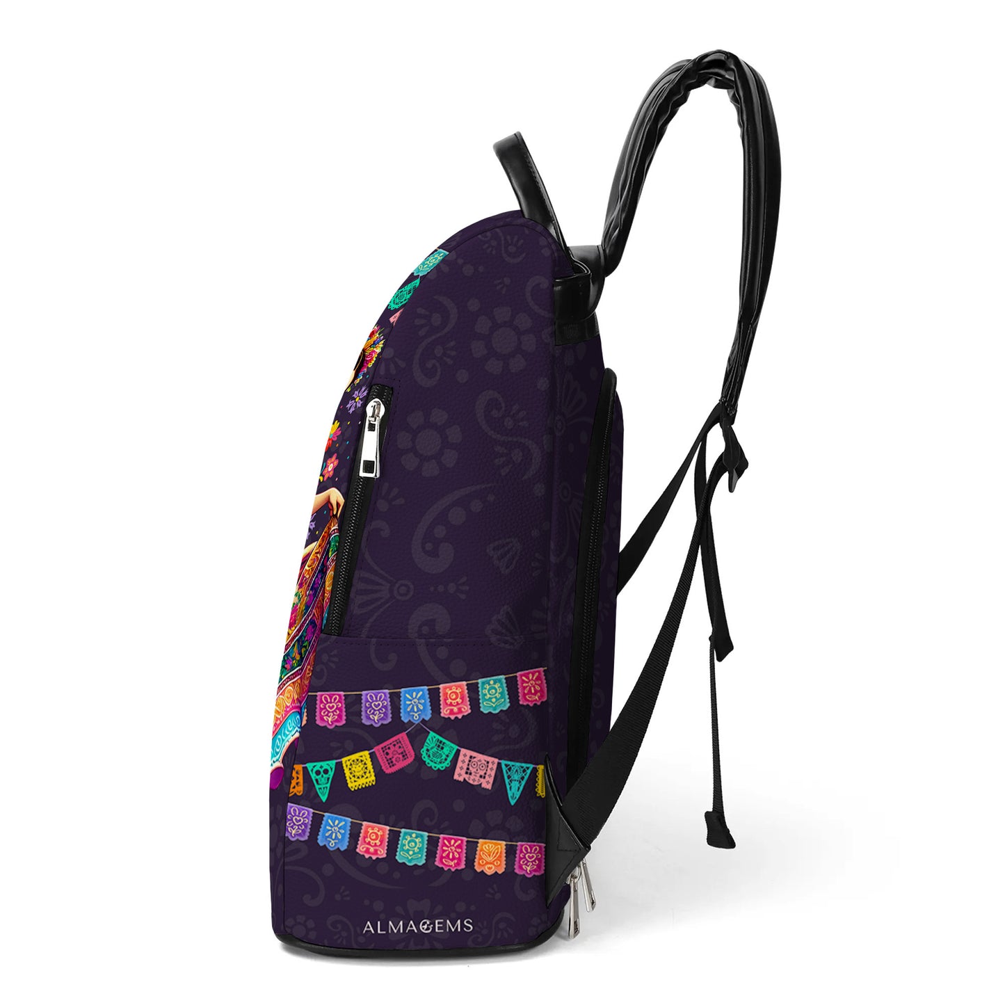 Chapina - Mochila de cuero personalizada - LA005_BP
