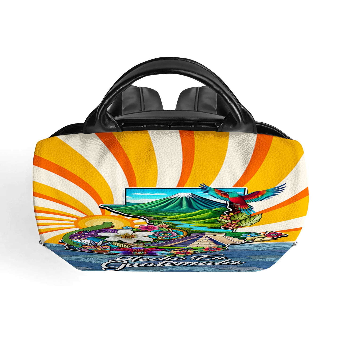 Hecho en Guatemala - Mochila de cuero personalizada - LA007_BP