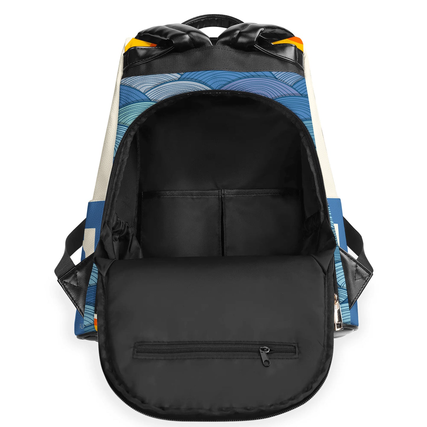 Hecho en Guatemala - Mochila de cuero personalizada - LA007_BP