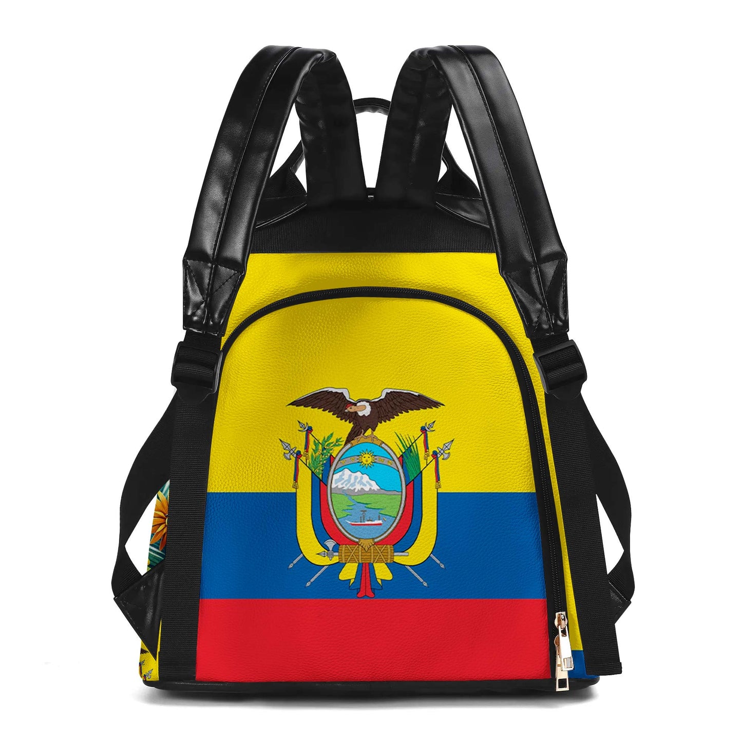 Fabriqué en Équateur - Sac à dos en cuir personnalisé - LA009_BP