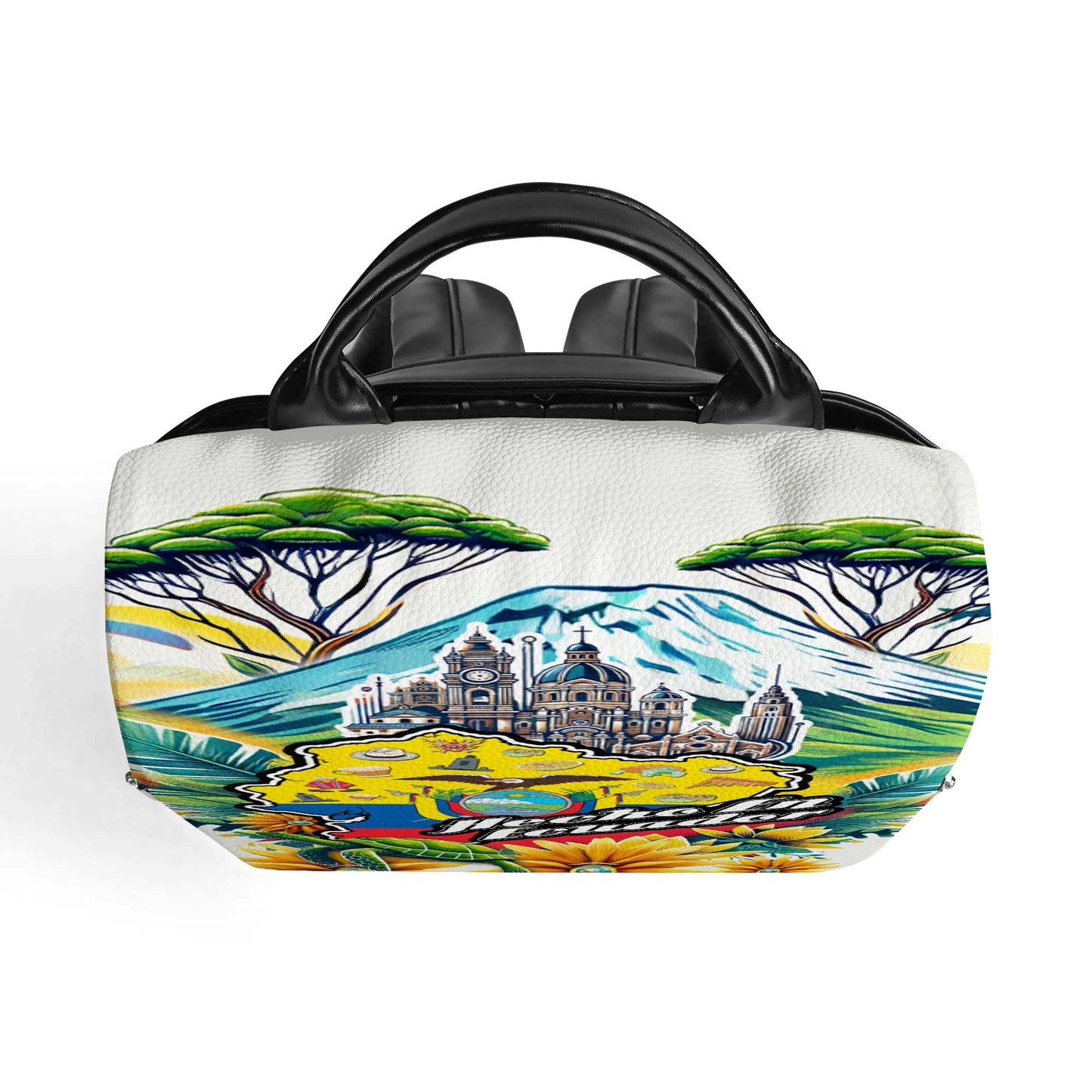 Fabriqué en Équateur - Sac à dos en cuir personnalisé - LA009_BP