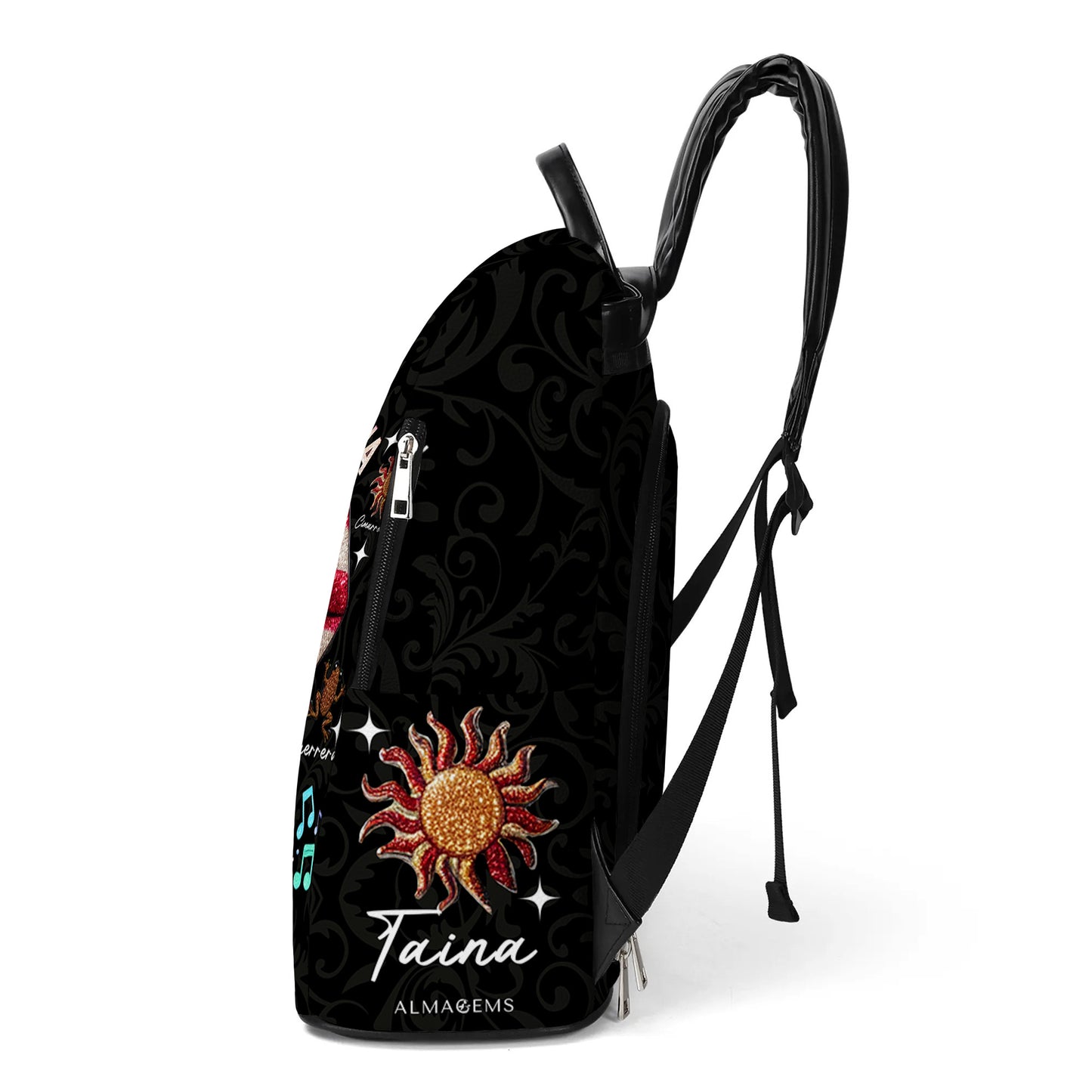 Je suis Boricua. Pero No Te Pases - Sac à dos en cuir personnalisé - LA011_BP