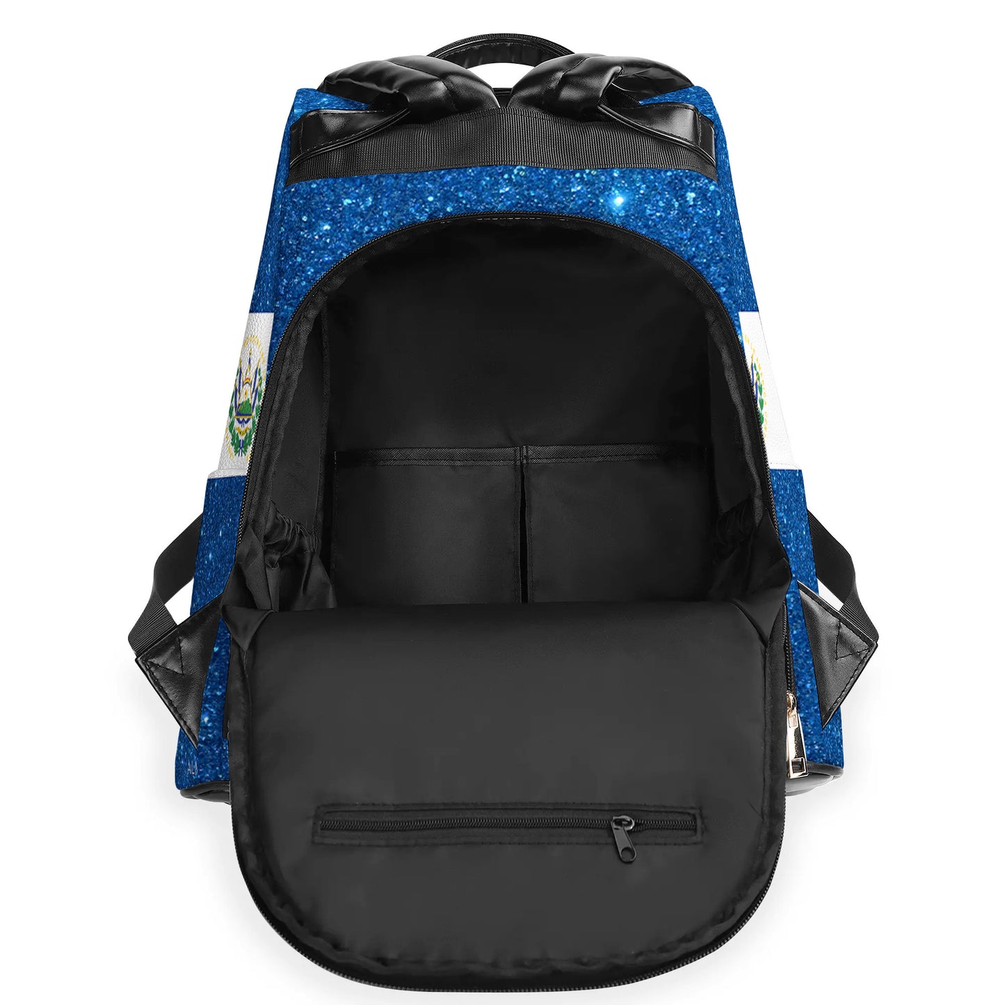 Je suis Salvadorien, mais je ne te laisse pas tranquille ! Sac à dos en cuir personnalisé - LA014_BP