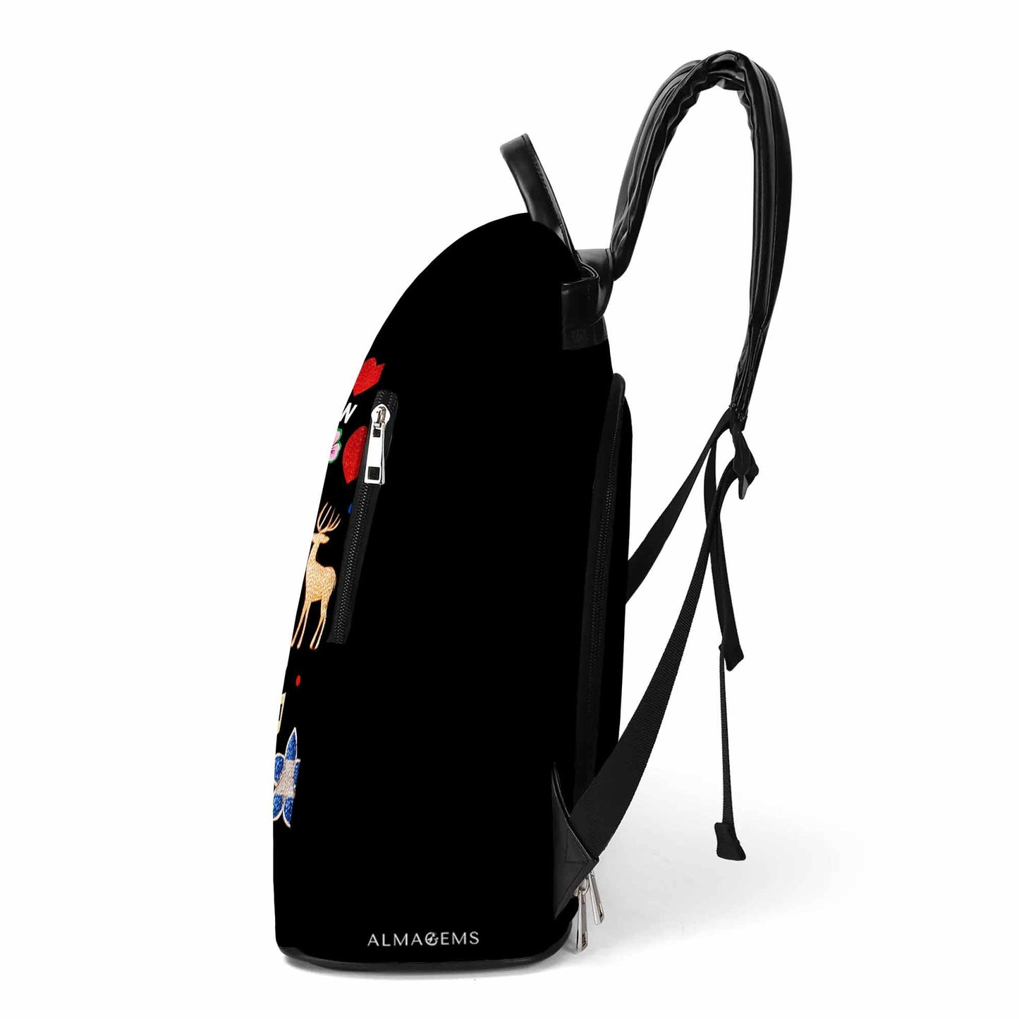 Soy Hondureño Pero No Te Pases - Mochila de Cuero Personalizada - LA016_BP