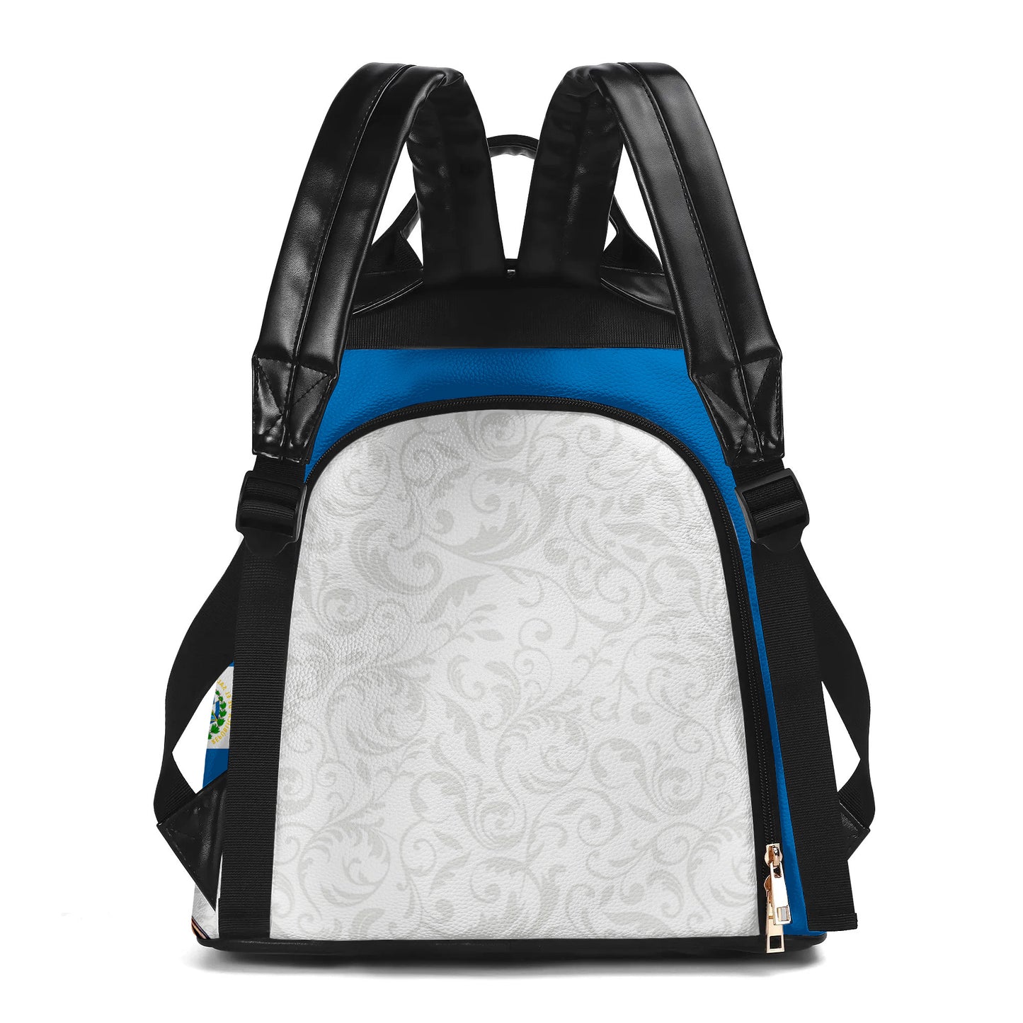 El Salvador, c'est dans mon sang - Sac à dos en cuir personnalisé - LA020_BP