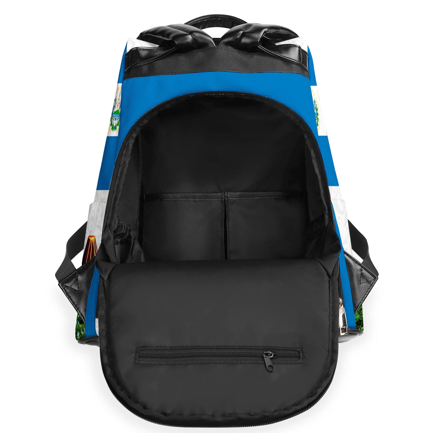 El Salvador, c'est dans mon sang - Sac à dos en cuir personnalisé - LA020_BP