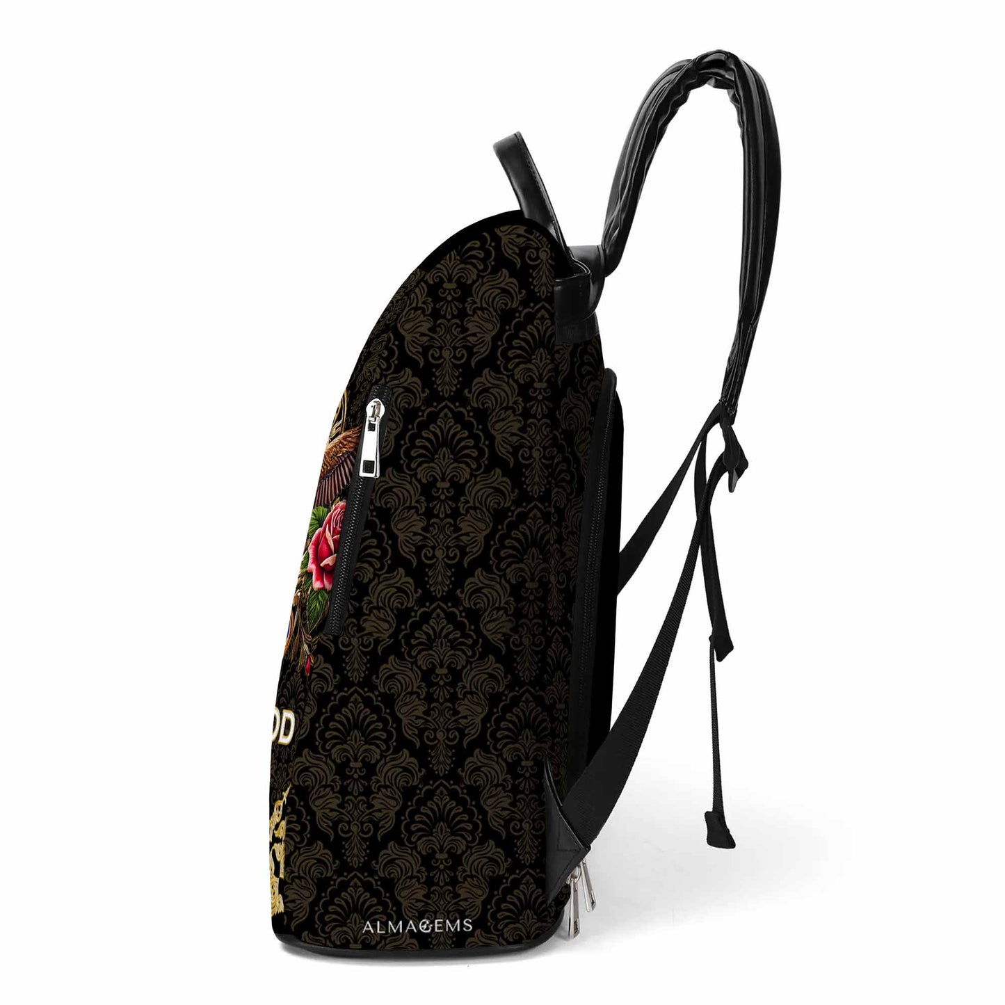 Ecuatoriano Está en mi Sangre - Mochila de Cuero Personalizada - LA024_BP