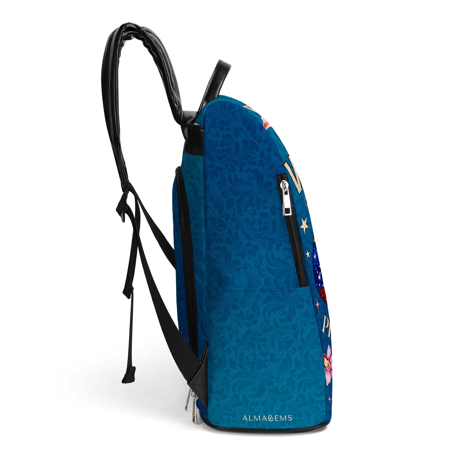 Je suis vénézuélienne, mais je ne te laisse pas tranquille ! Sac à dos en cuir personnalisé - LA032_BP