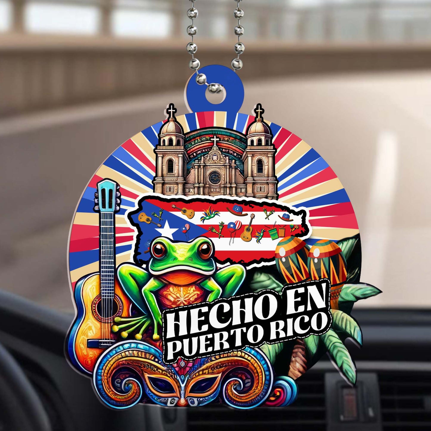 Hecho En Puerto Rico Ornament